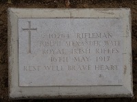 Struma Military Cemetery - Watt, Joseph Alexander